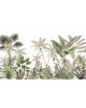 Tropical Vintage Duvar Kaplama Folyosu