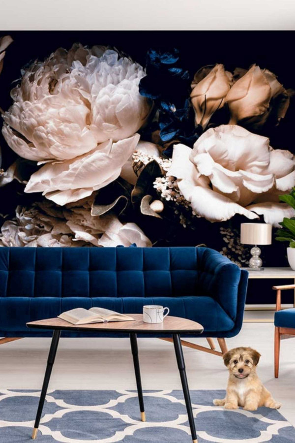 Şakayık Buket Duvar Kaplama Folyosu Şakayık Buket Duvar Kaplama Folyosu