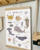Ocean Life Askılı Kanvas Poster