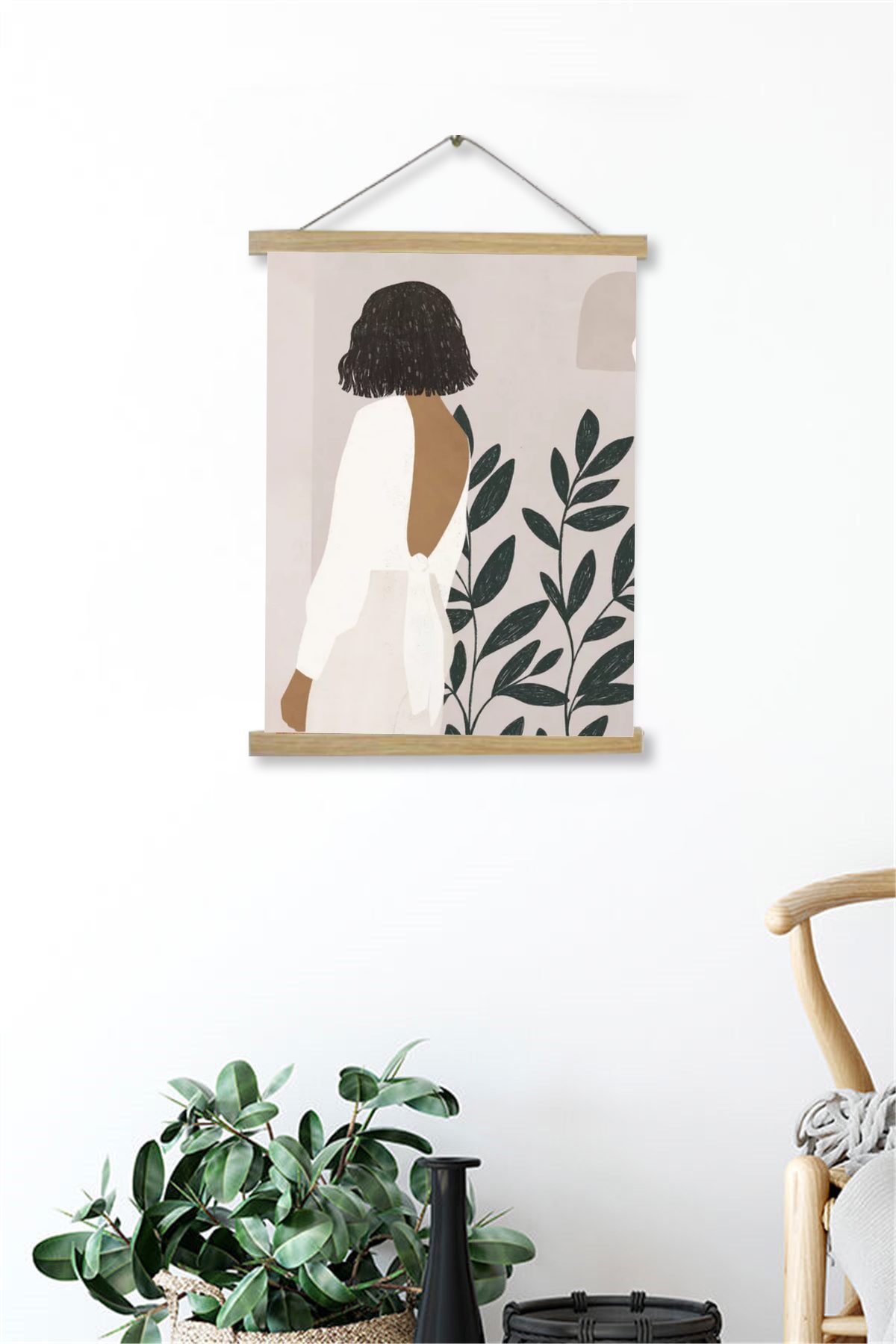 Bohemian Woman Askılı Kanvas Poster