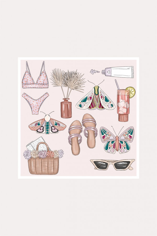 Clipart Koleksiyon Sticker Tekli Set