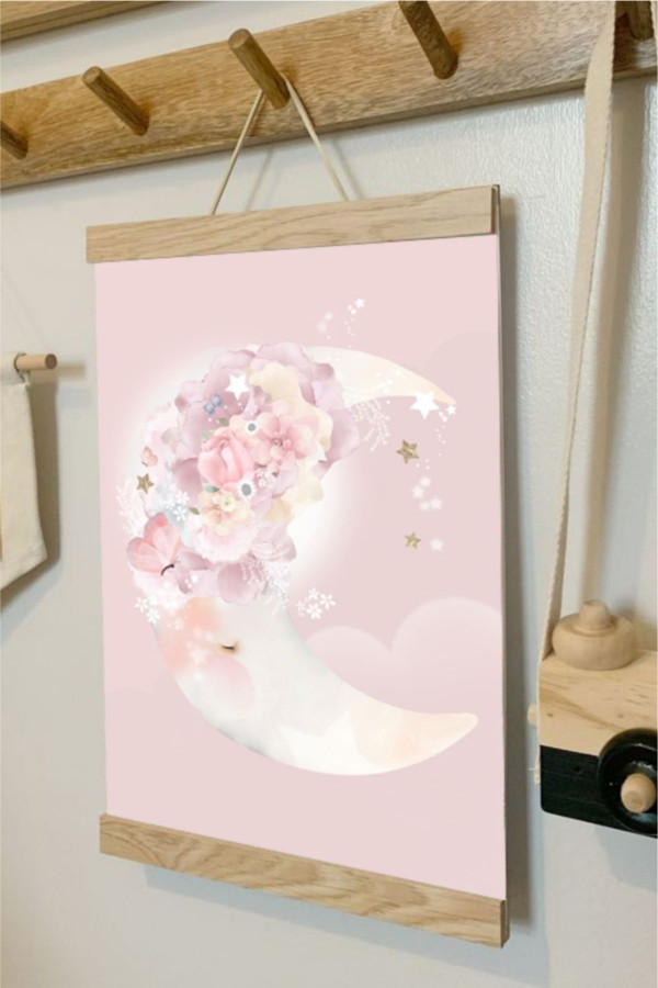 Ayın Rüyası Askılı Kanvas Poster Tablo Duvar Dekoru Ayın Rüyası Askılı Kanvas Poster Tablo Duvar Dekoru