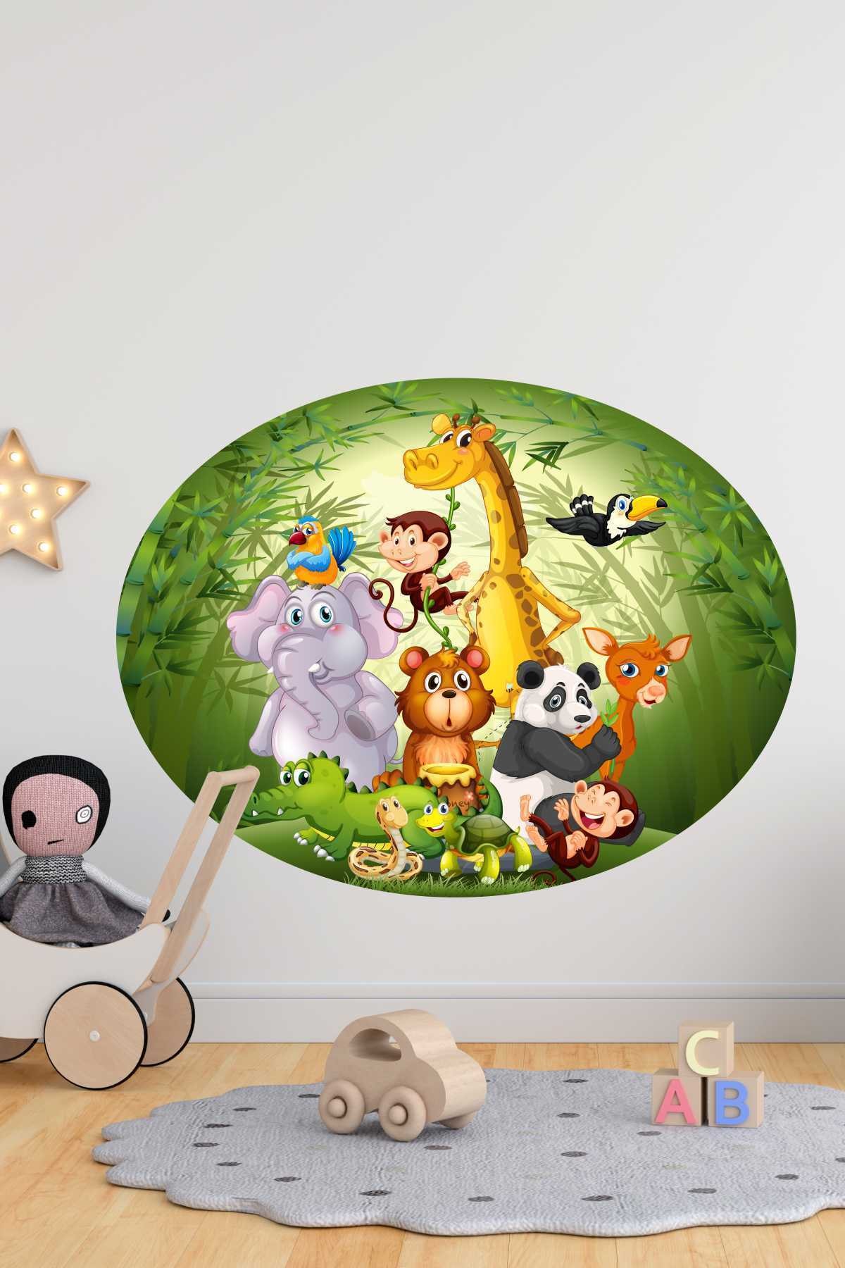 Zoo Garden Çocuk Odası Duvar Sticker