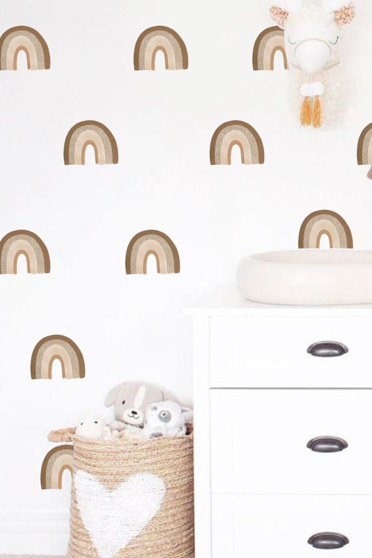 Boho Mini Gökkuşaklar Çocuk Odası Duvar Sticker