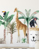 Tropikal Safari Çocuk Odası Sticker