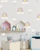 Modern Boho Gökkuşakları Çocuk Odası Duvar Sticker