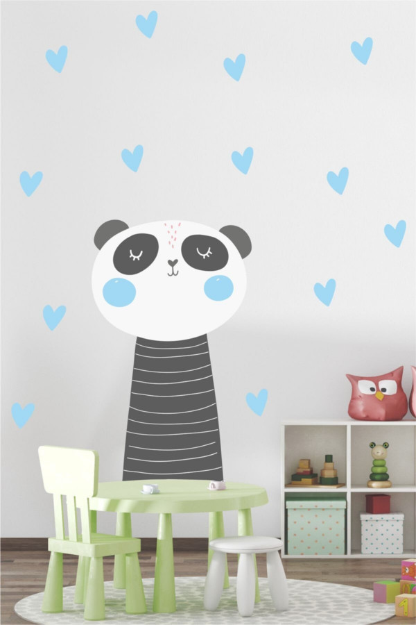 PANDU VE KALPLER ÇOCUK ODASI DUVAR STİCKER PANDU VE KALPLER ÇOCUK ODASI DUVAR STİCKER