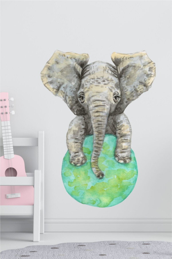 Filin Dünyası Çocuk Odası Sticker Filin Dünyası Çocuk Odası Sticker