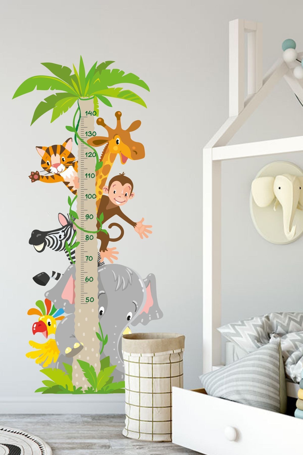 Safari Hayvanlar Boy Ölçer  Sticker