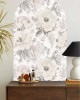Soft Vintage Flower Bohem Arch Duvar Sticker