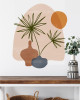 Boho Botanik Yaprak Duvar Sticker