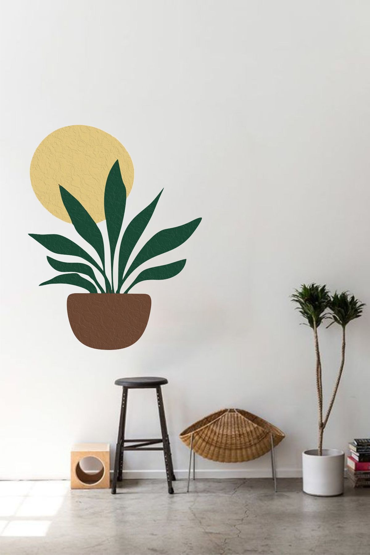 Moon Leaf Duvar Stickerı