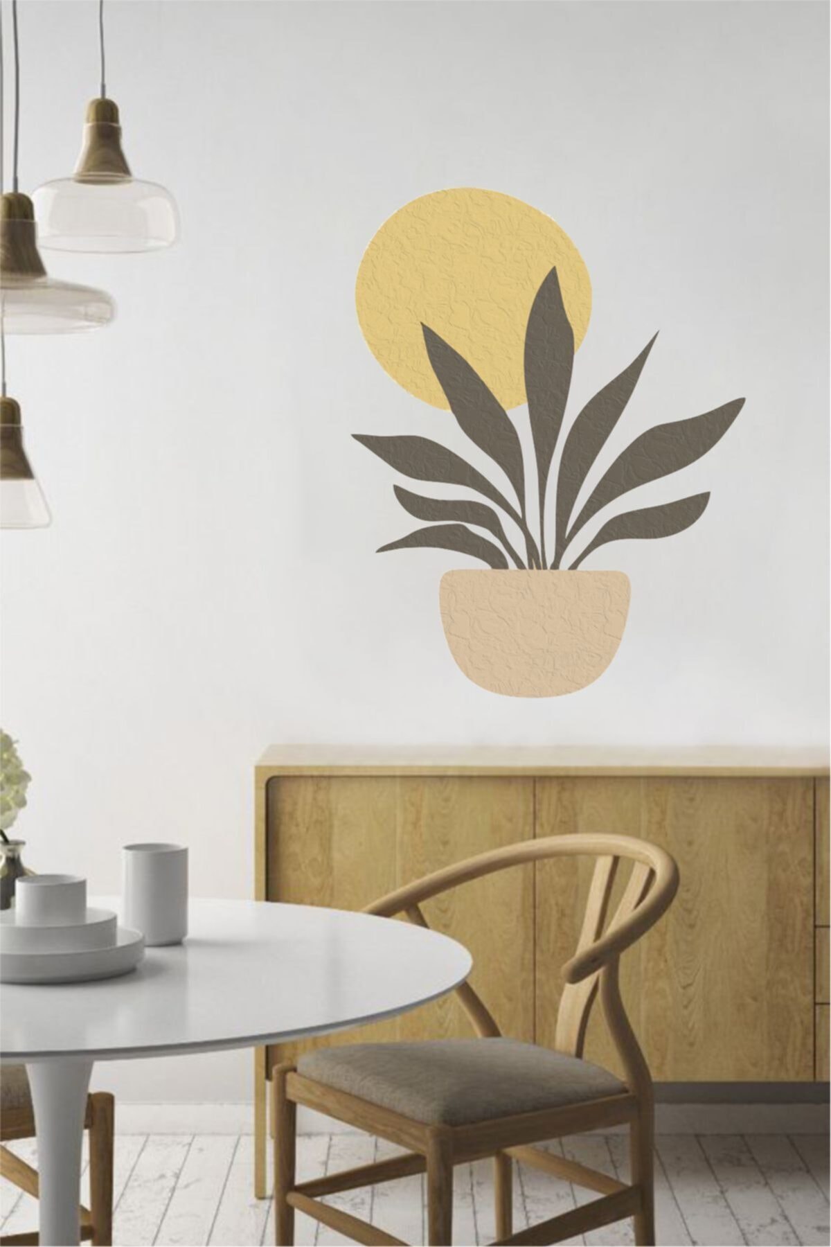 Moon Leaf Duvar Stickerı