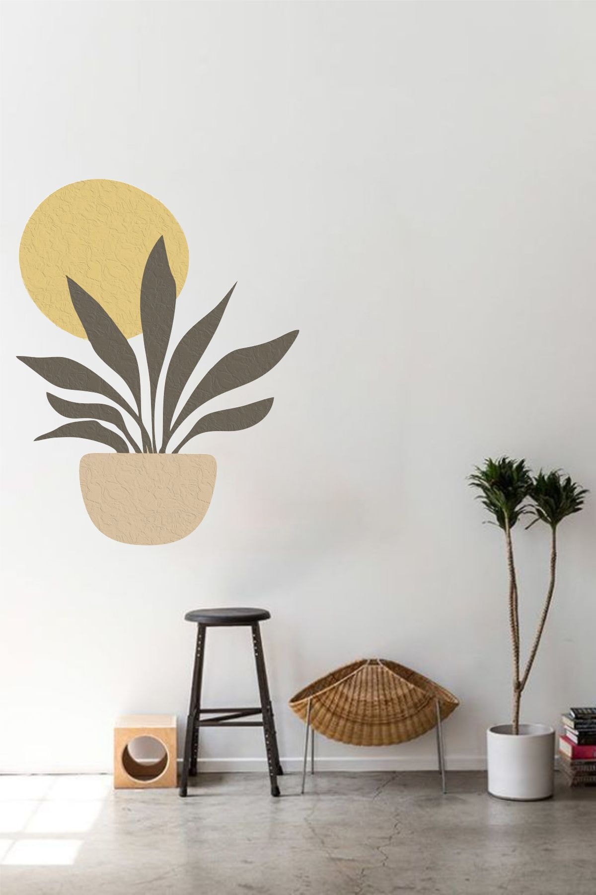 Moon Leaf Duvar Stickerı