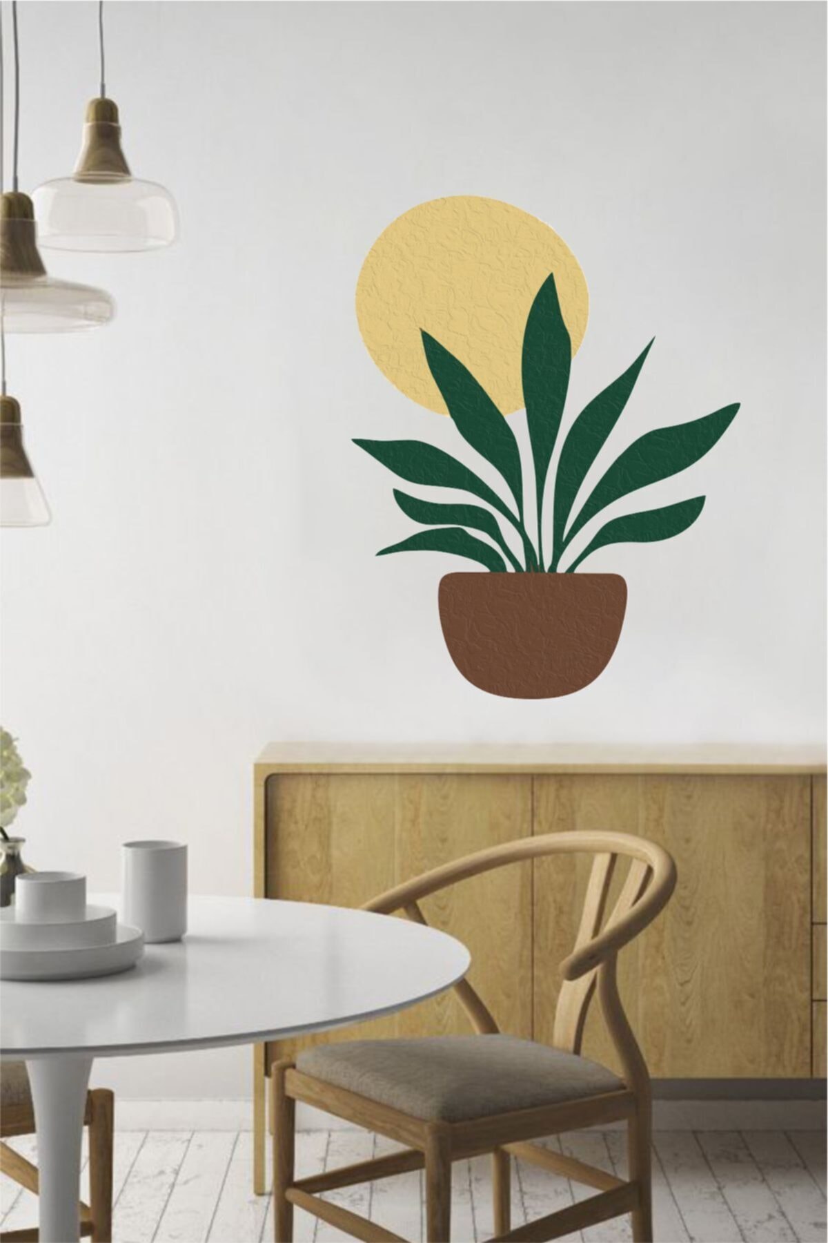 Moon Leaf Duvar Stickerı