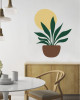 Moon Leaf Duvar Stickerı