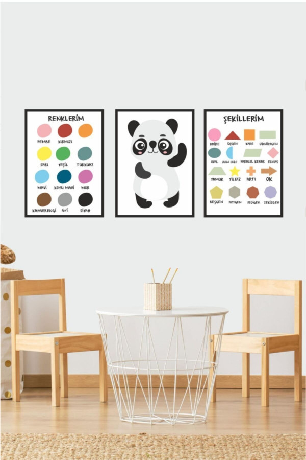 Eğitici Yapışkanlı Poster Seti Eğitici Yapışkanlı Poster Seti