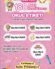 Kawaii İsme Özel Etiket Kalem, defter, suluk etiketi 180 adet