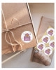 Hoşgeldin Ramazan Sticker, Mor Sticker, Süsleme, Hediye, Paketleme Sticker - A5