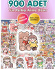 900 Adet Anime Tüm Renkler Çıkartma Sticker Seti - Kalem, Laptop Defter Suluk Sticker