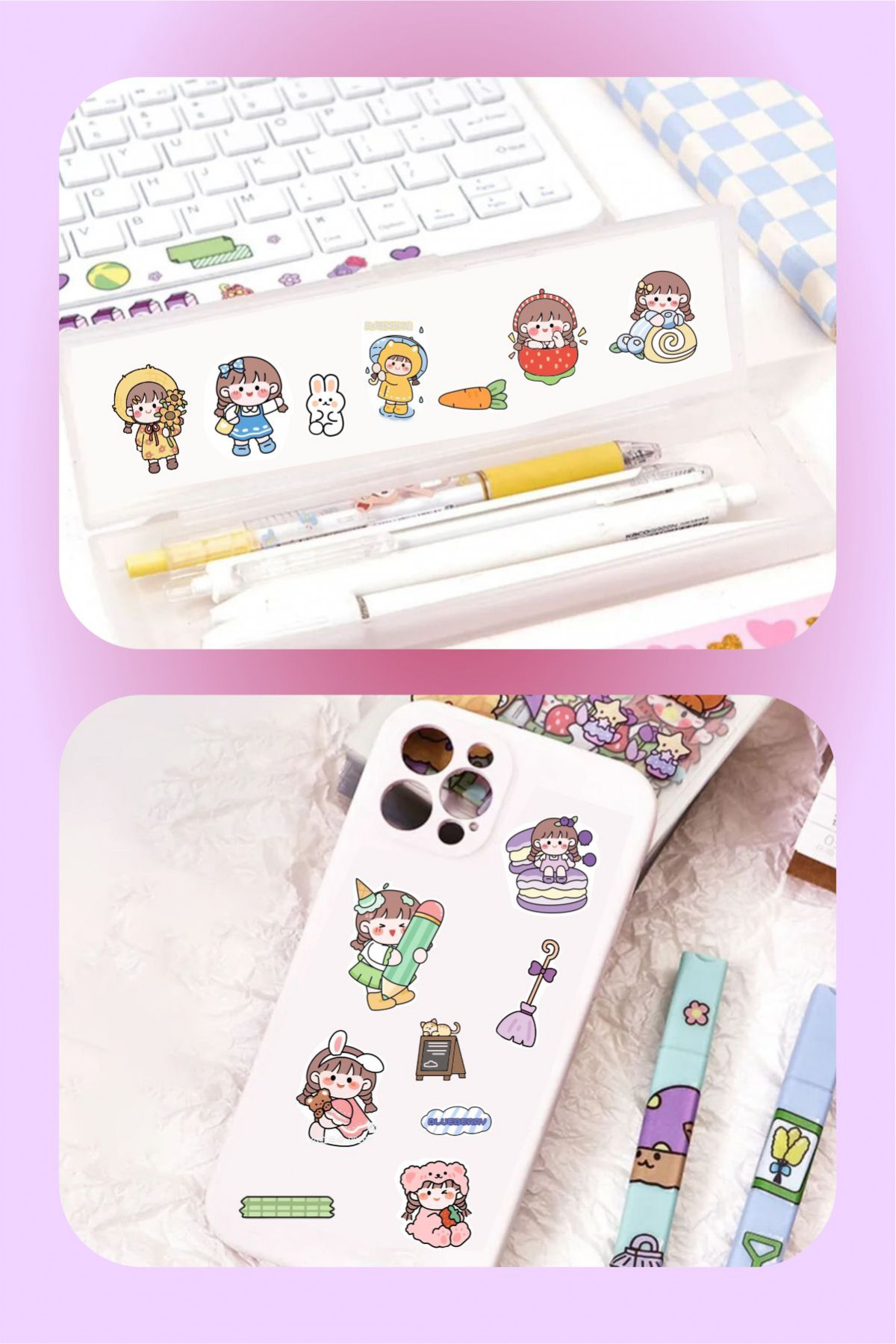 900 Adet Anime Tüm Renkler Çıkartma Sticker Seti - Kalem, Laptop Defter Suluk Sticker