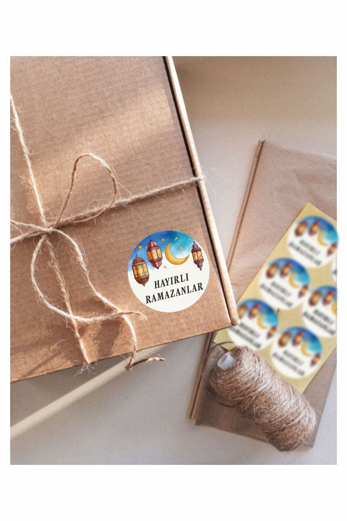 Renkli Hayırlı Ramazanlar Ramazan Süsleme, Hediye, Paketleme Sticker - A5