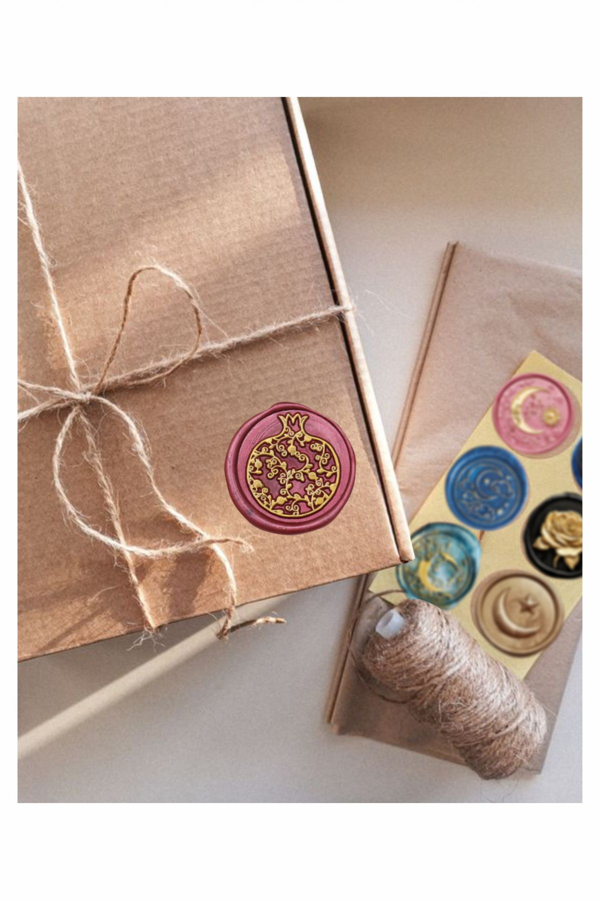 Mühür Ramazan Sticker Seti - Laptop, Defter, Mektup, Hediye Sticker