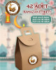 İsim Yazılabilir Hayırlı Ramazanlar 42 Adet Etiket, Ramazan Süsleme, Hediye, Paketleme Sticker