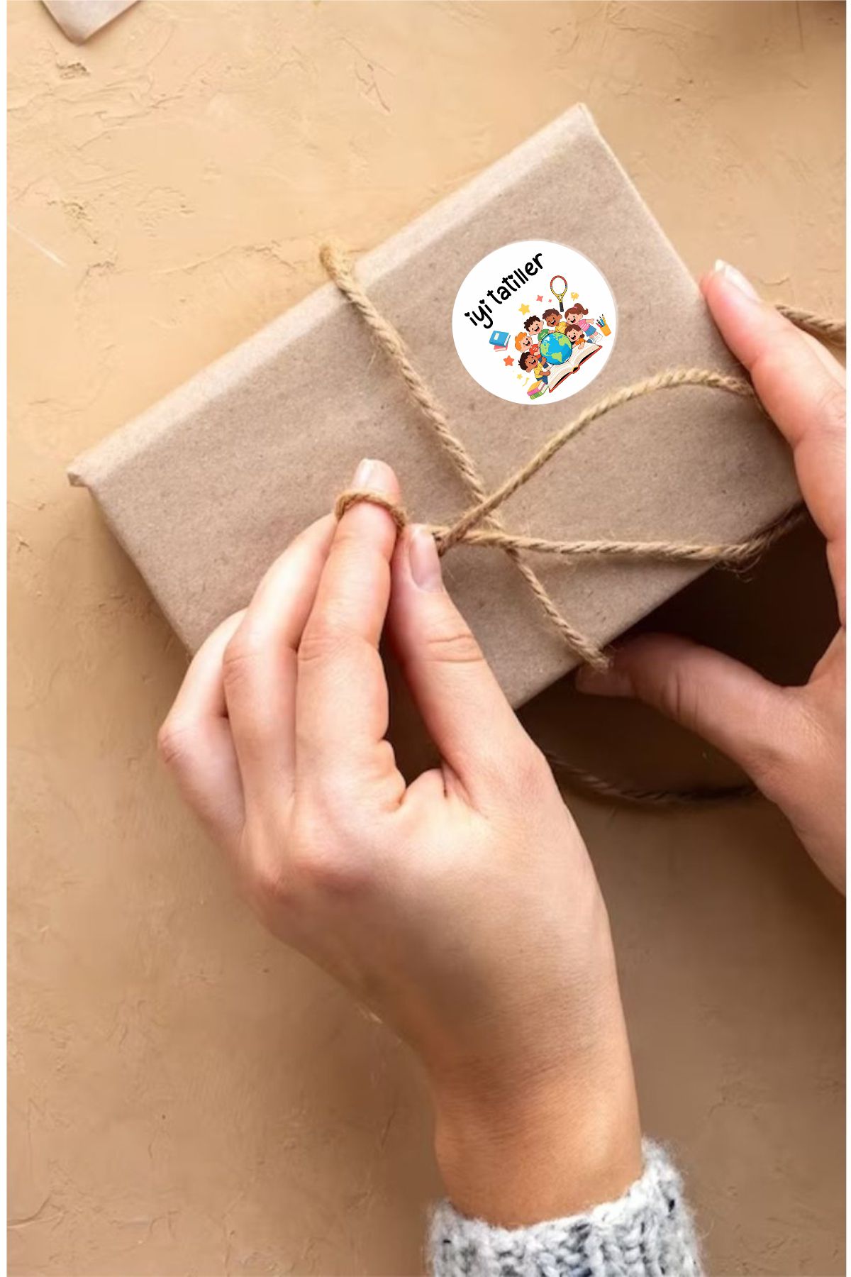 Renkli İyi Tatiller Çocuklar Temalı Sticker 24 Adet, Öğretmen Etiketi Okul Hediye