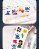 Renkli Stitch Angel 2'li Çıkartma Sticker Seti - Kalem, Laptop Defter Suluk Sticker