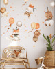 Sevimli Balonlu Hayvancıklar Çocuk Odası Duvar Sticker 50x100 cm