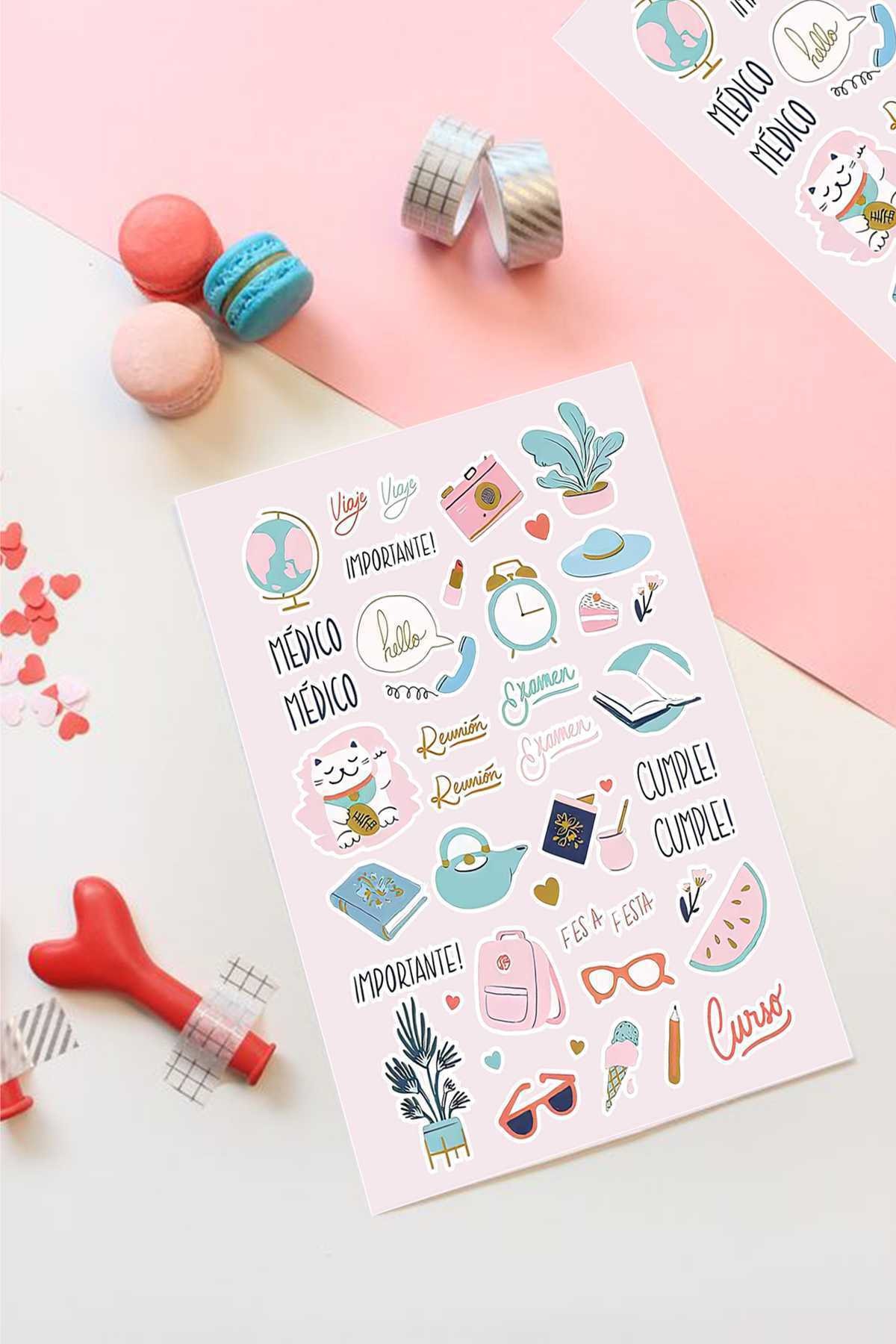 Planlayıcı Sticker A5