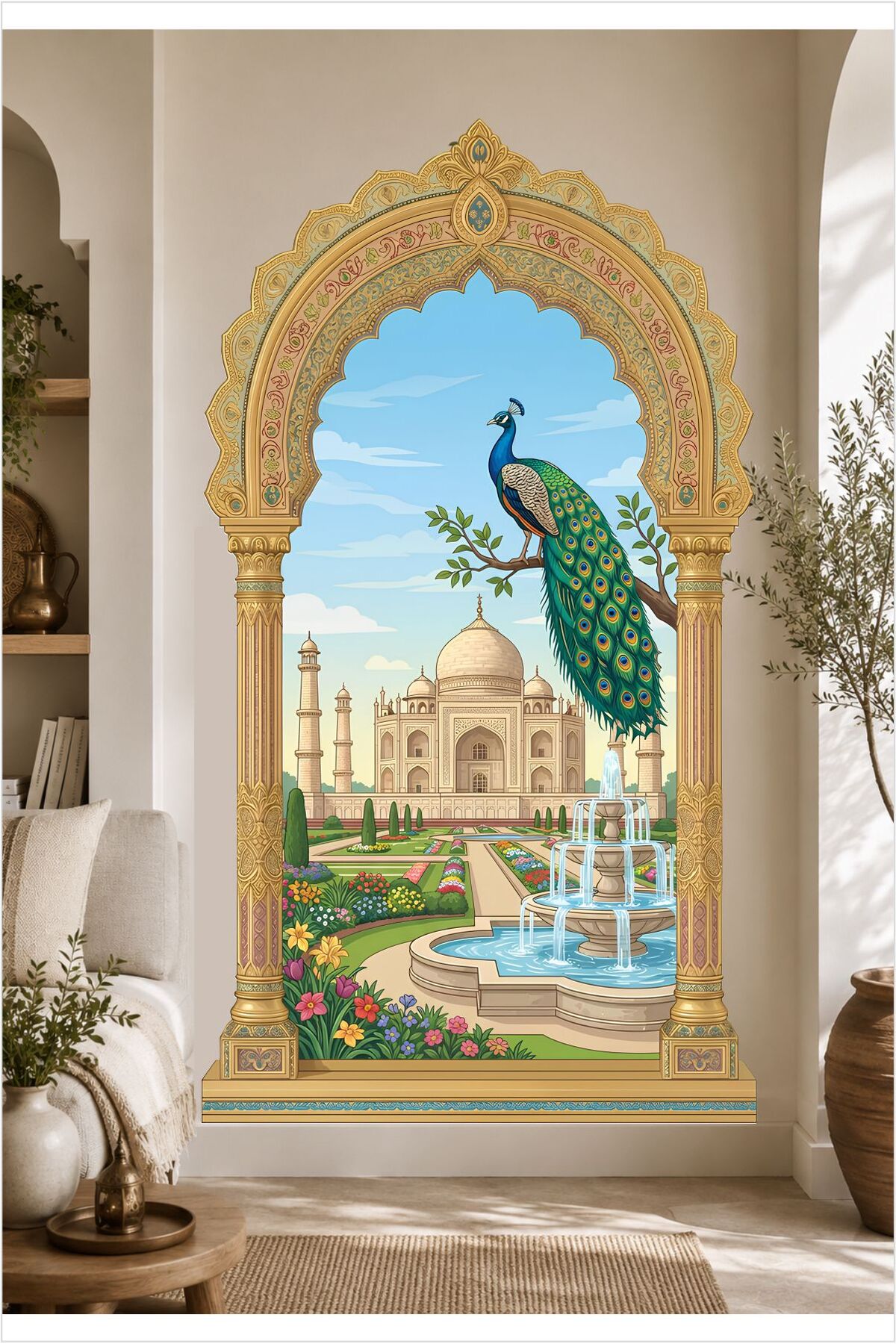Hint Bahçesi Dekoratif Duvar Stickerı