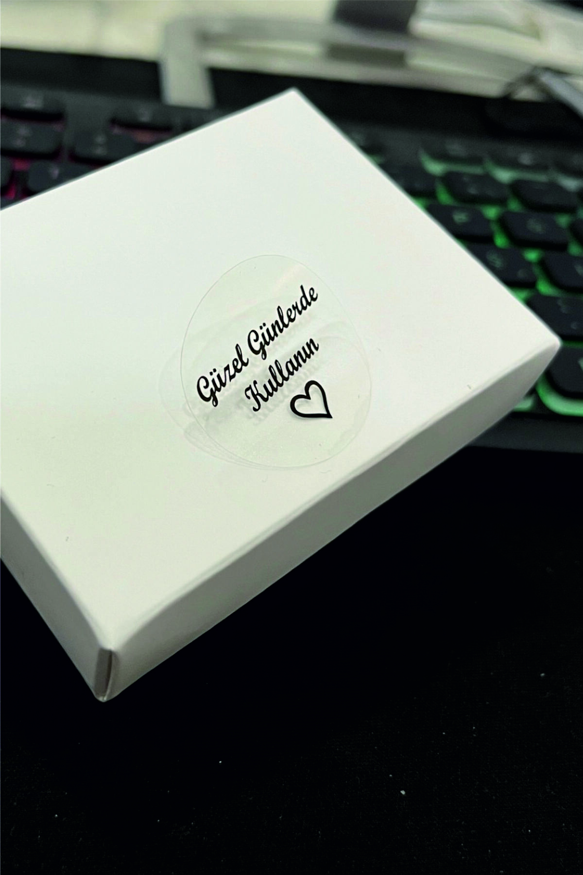 Şeffaf Sticker Güzel Günlerde Kullanın - 3 Cm Çapında 60 Adet