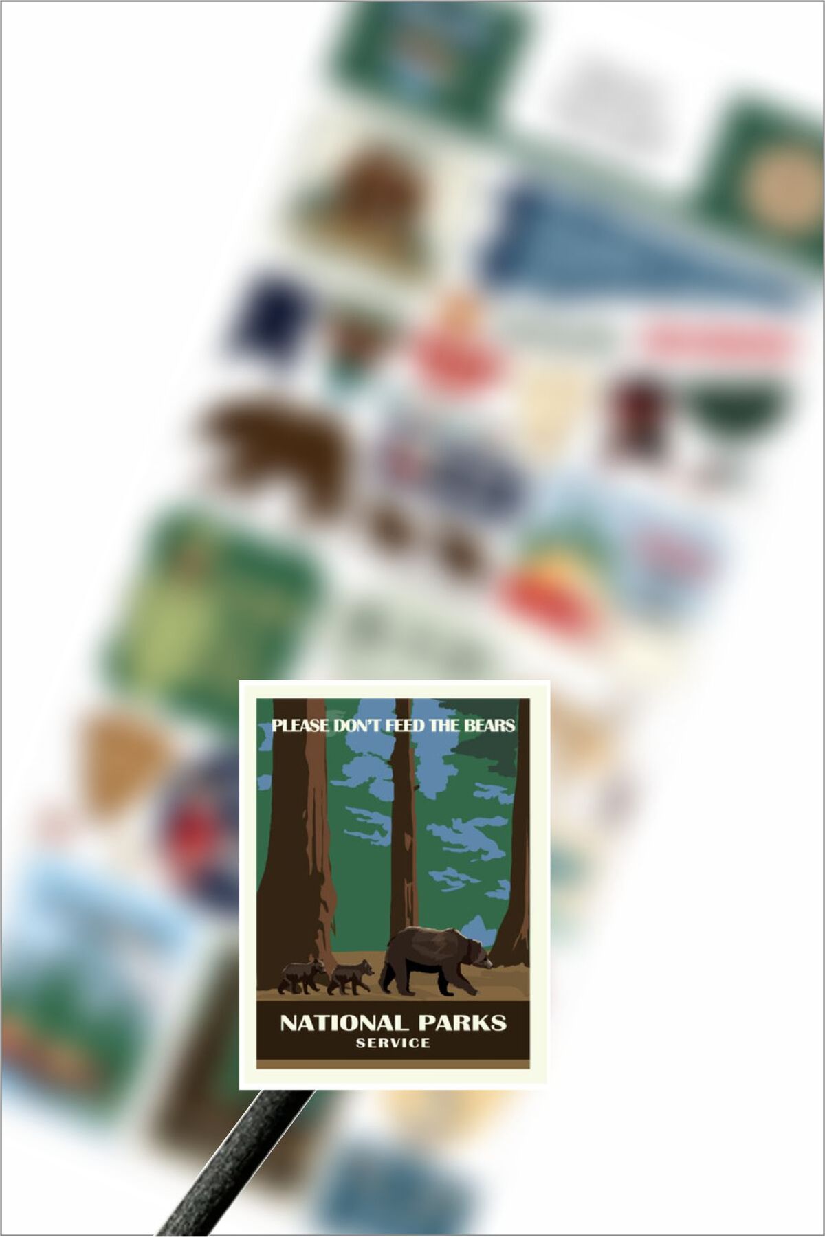 Camping Trip Sticker, Kamp Gezisi Etiketi 1
