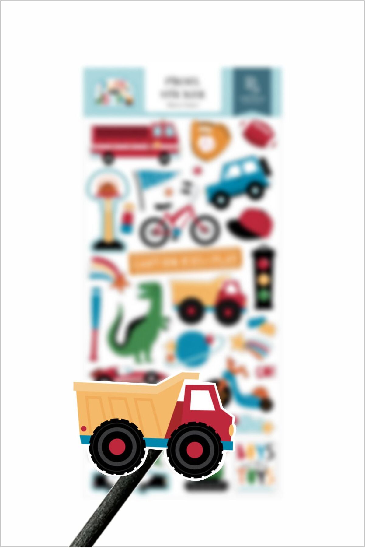Oyun Günleri Planlayıcı Sticker Arabalar Etiket