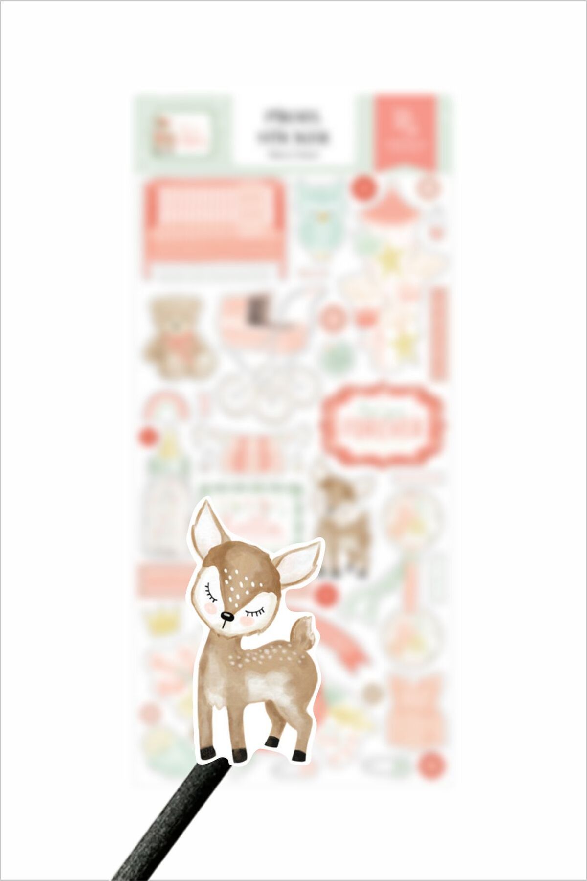 Pink Baby Girl Sticker, Bebek Etiketi Pembe