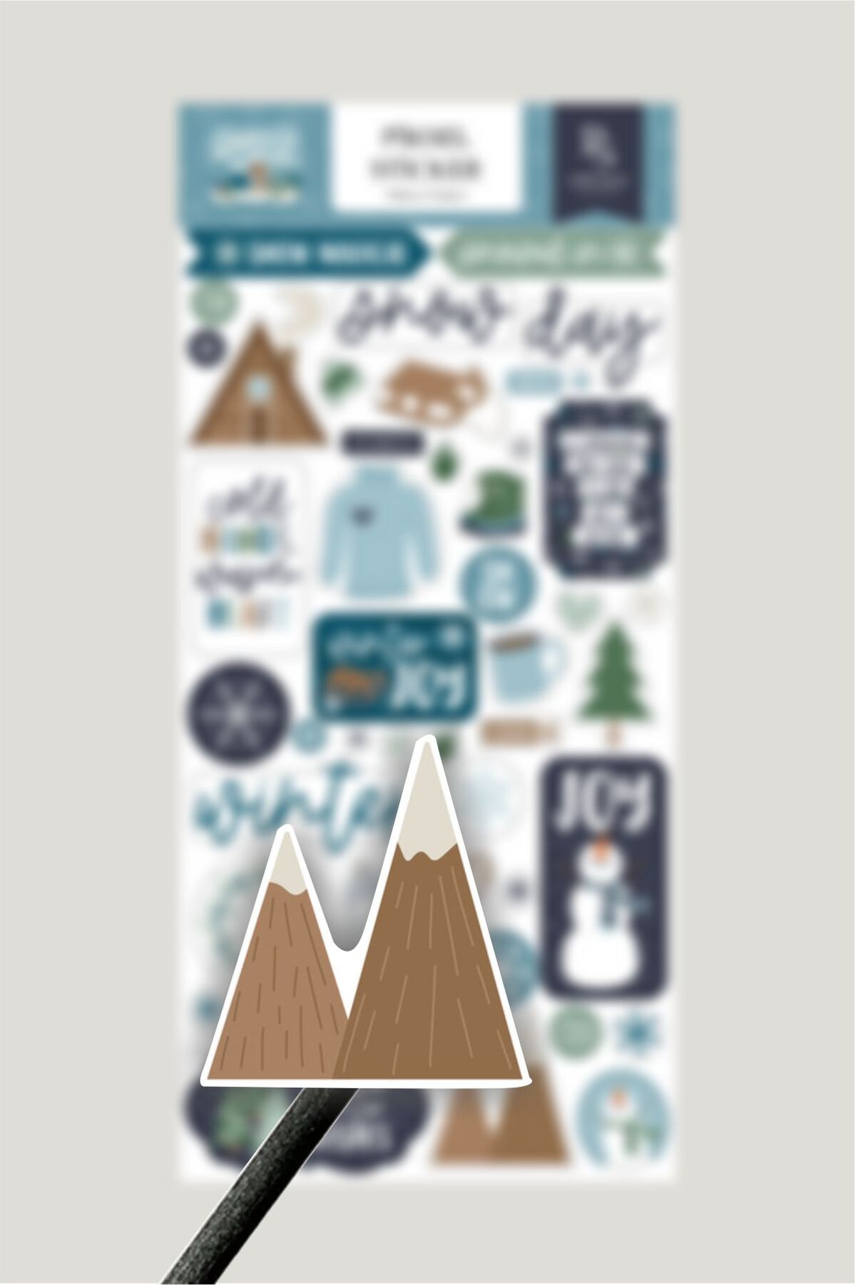 Kış Masalı Etiketleri, Winter Sticker