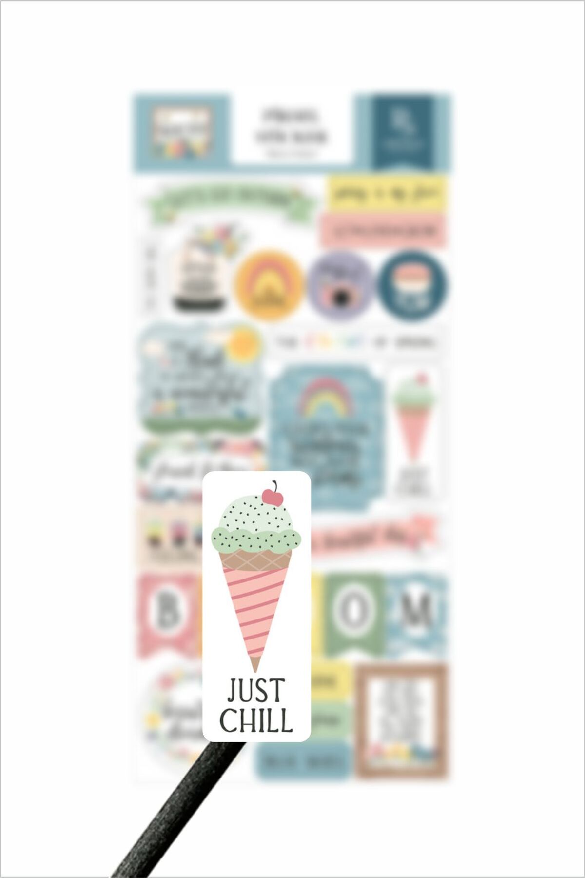 Sunny Day Planner Sticker, Etiket