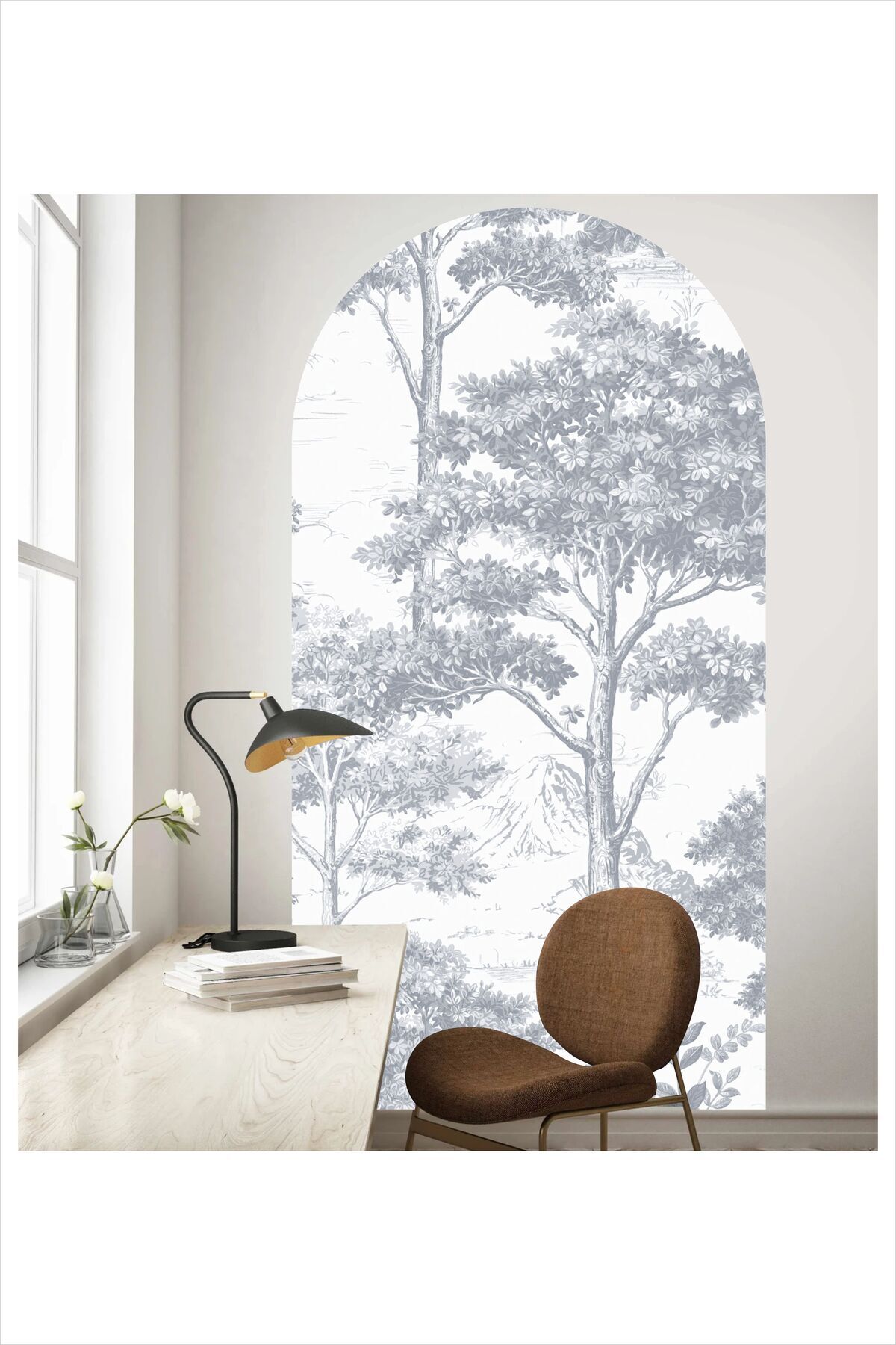 Bohemian Tree Bohem Oval Duvar Sticker
