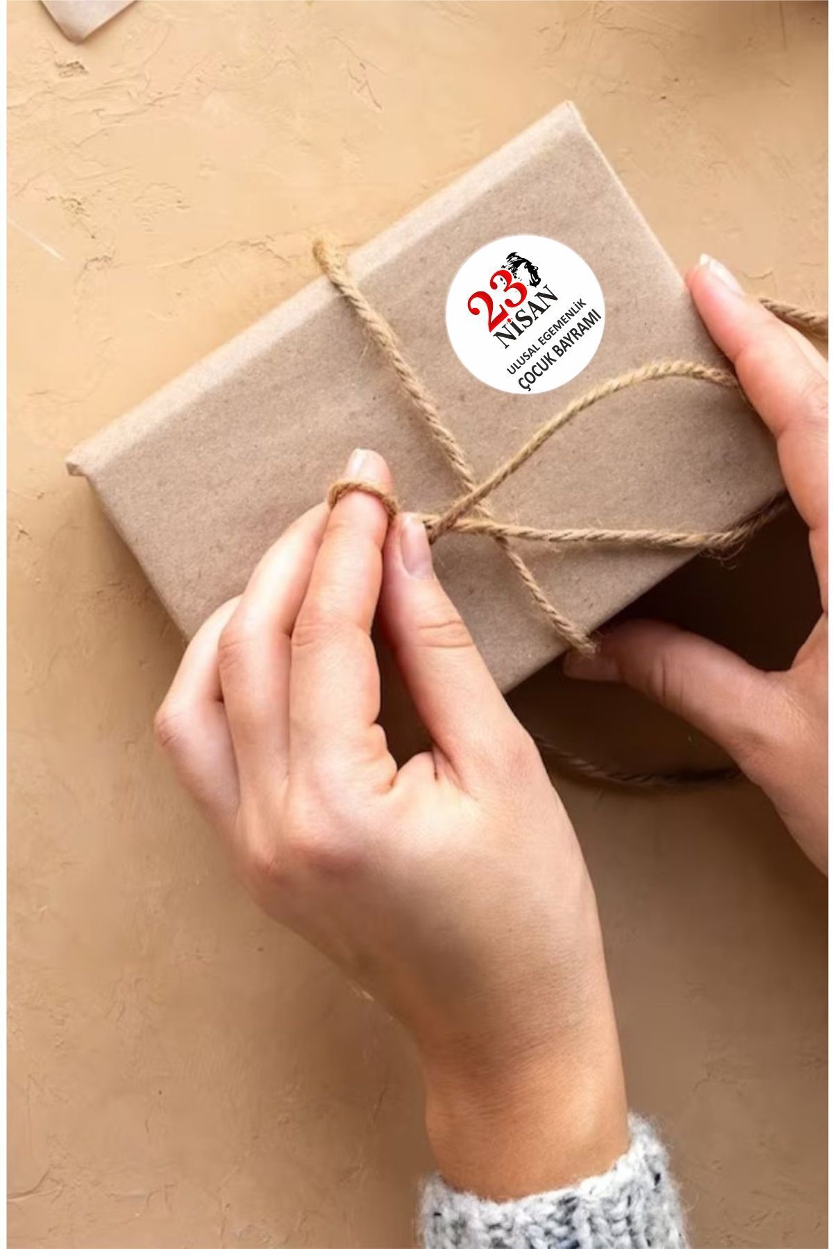 23 Nisan Etiketi - 24 Adet Çocuk Bayramı Ulusal Egemenlik Sticker