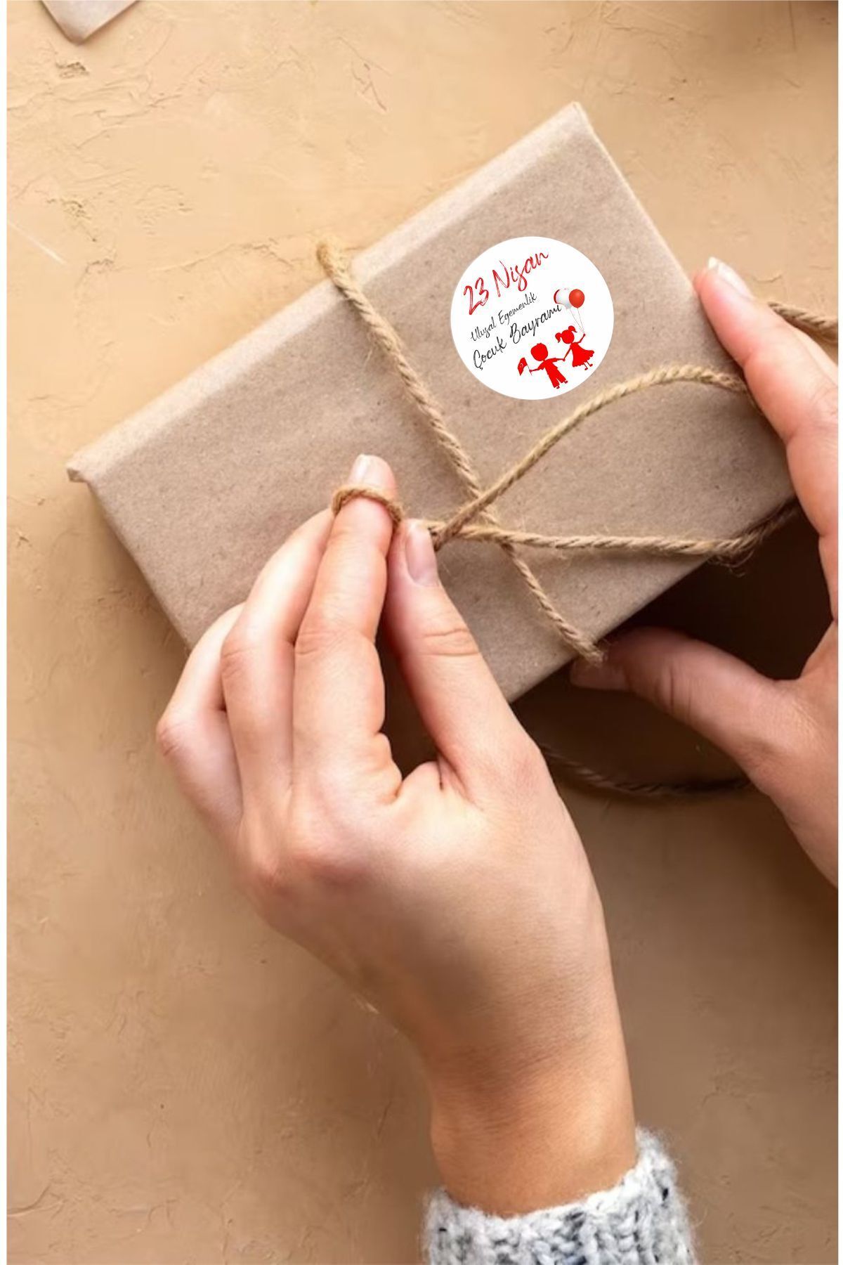 23 Nisan Çocuk Bayramı Etiketi - 24 Adet Ulusal Egemenlik Sticker