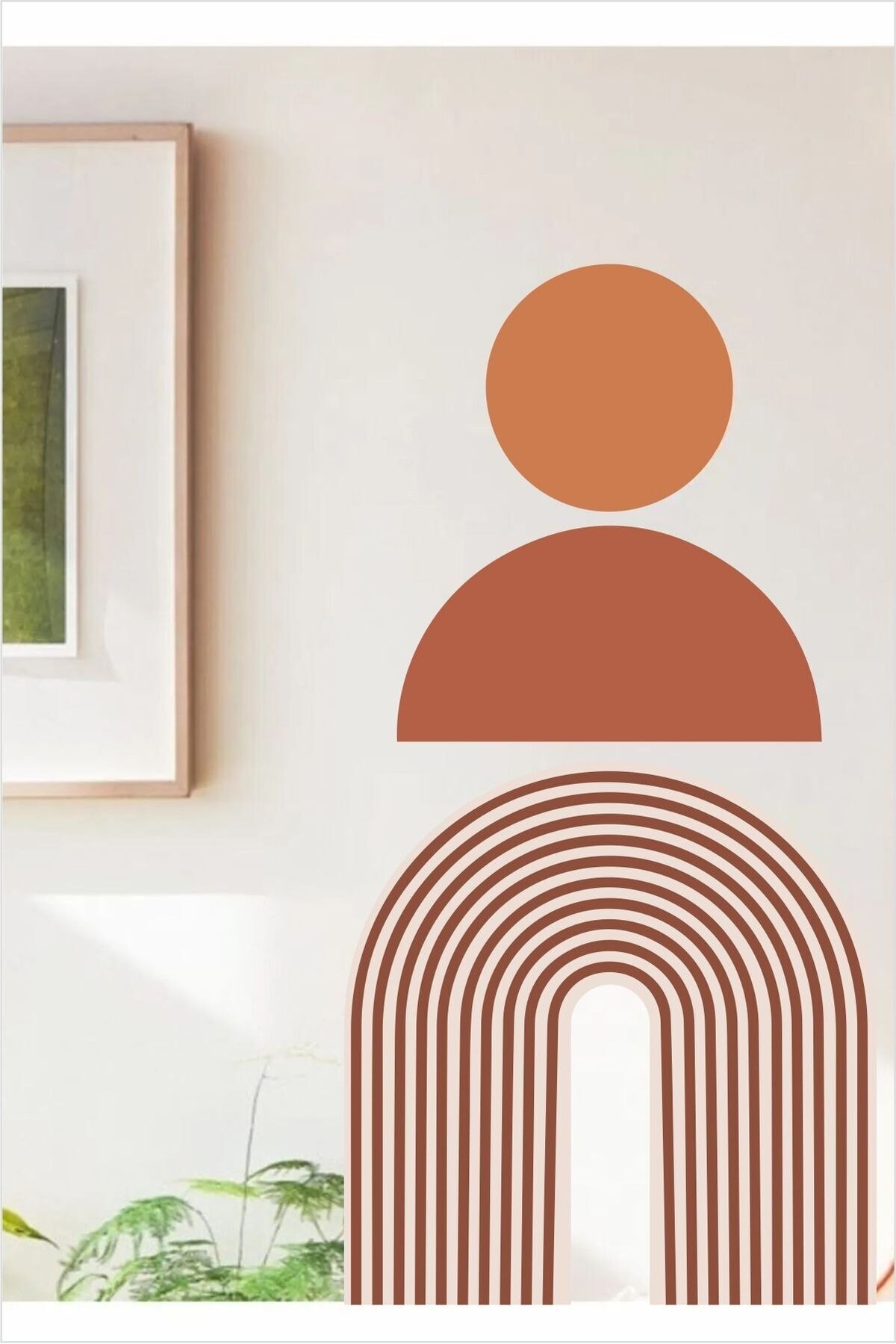 Geometrik Bohem Duvar Stickerı