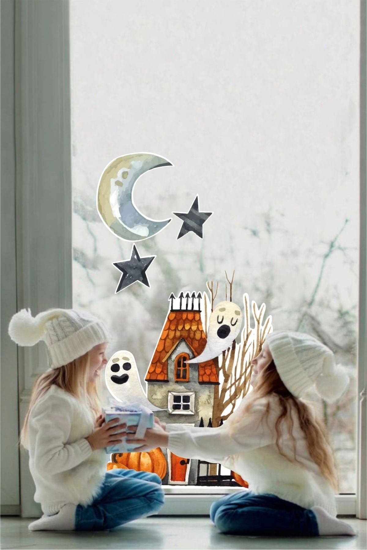 Halloween Cadılar Bayramı Dekoratif Sticker