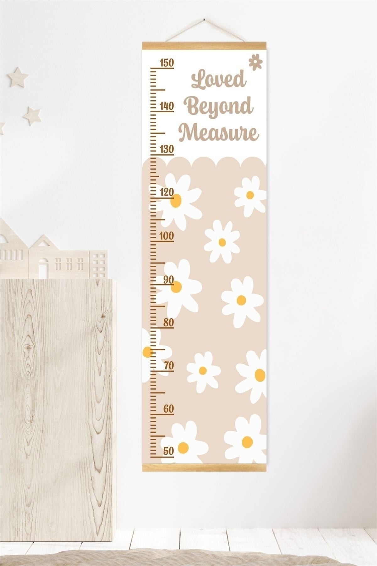 Daisy Boho Askılı Kanvas Boy Ölçer