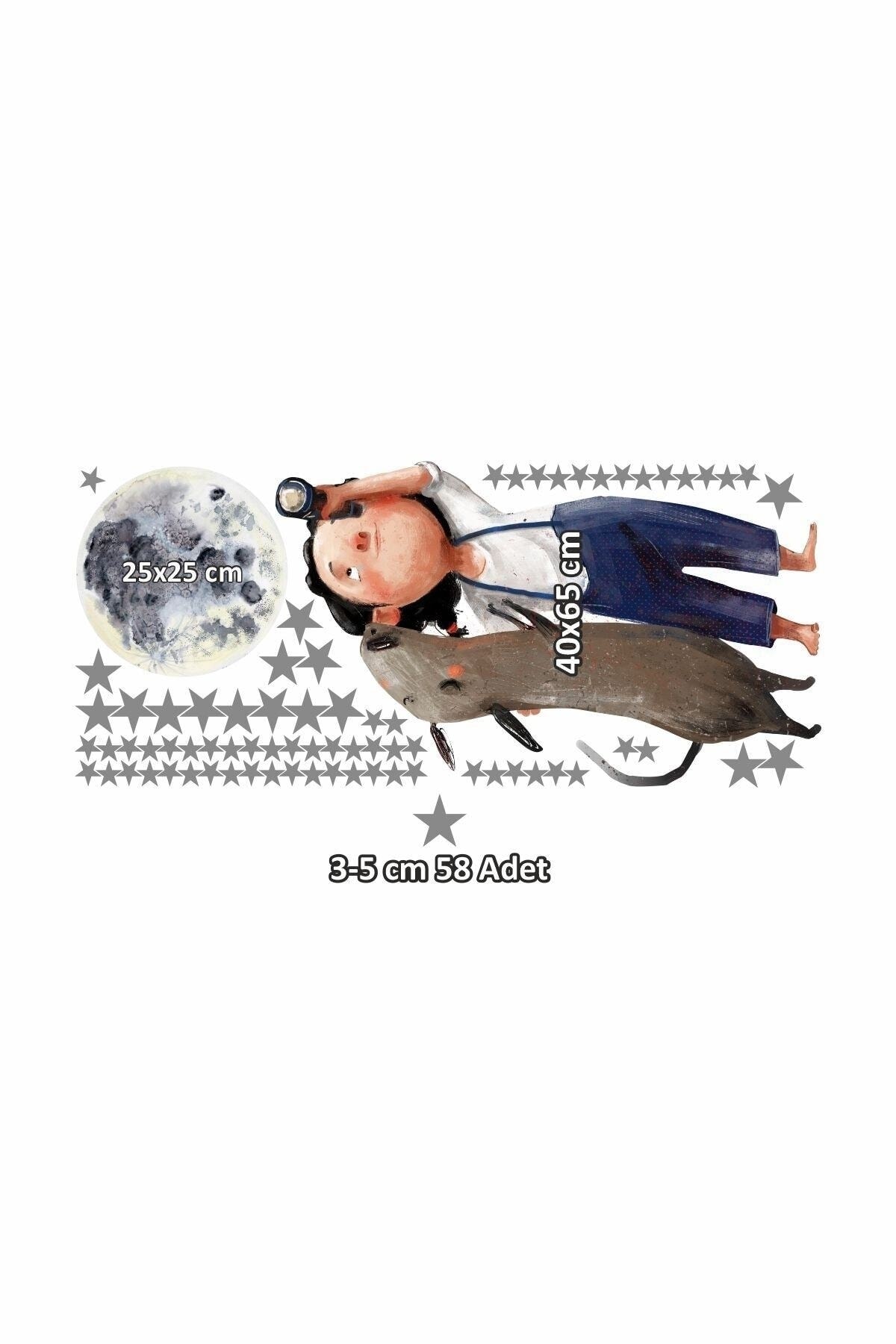 Meraklı Odi Kapı Sticker