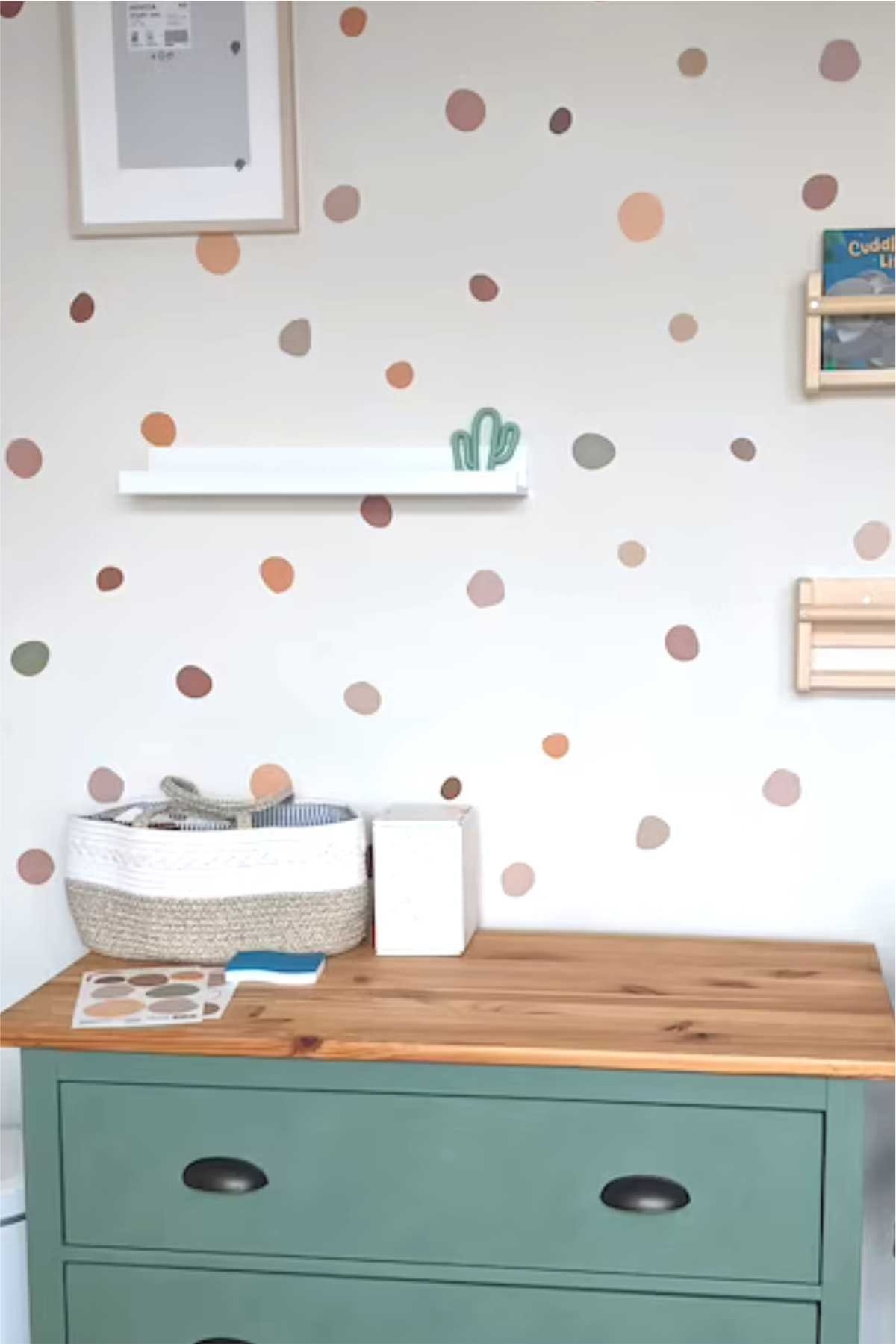 Boho Noktalar Duvar Sticker