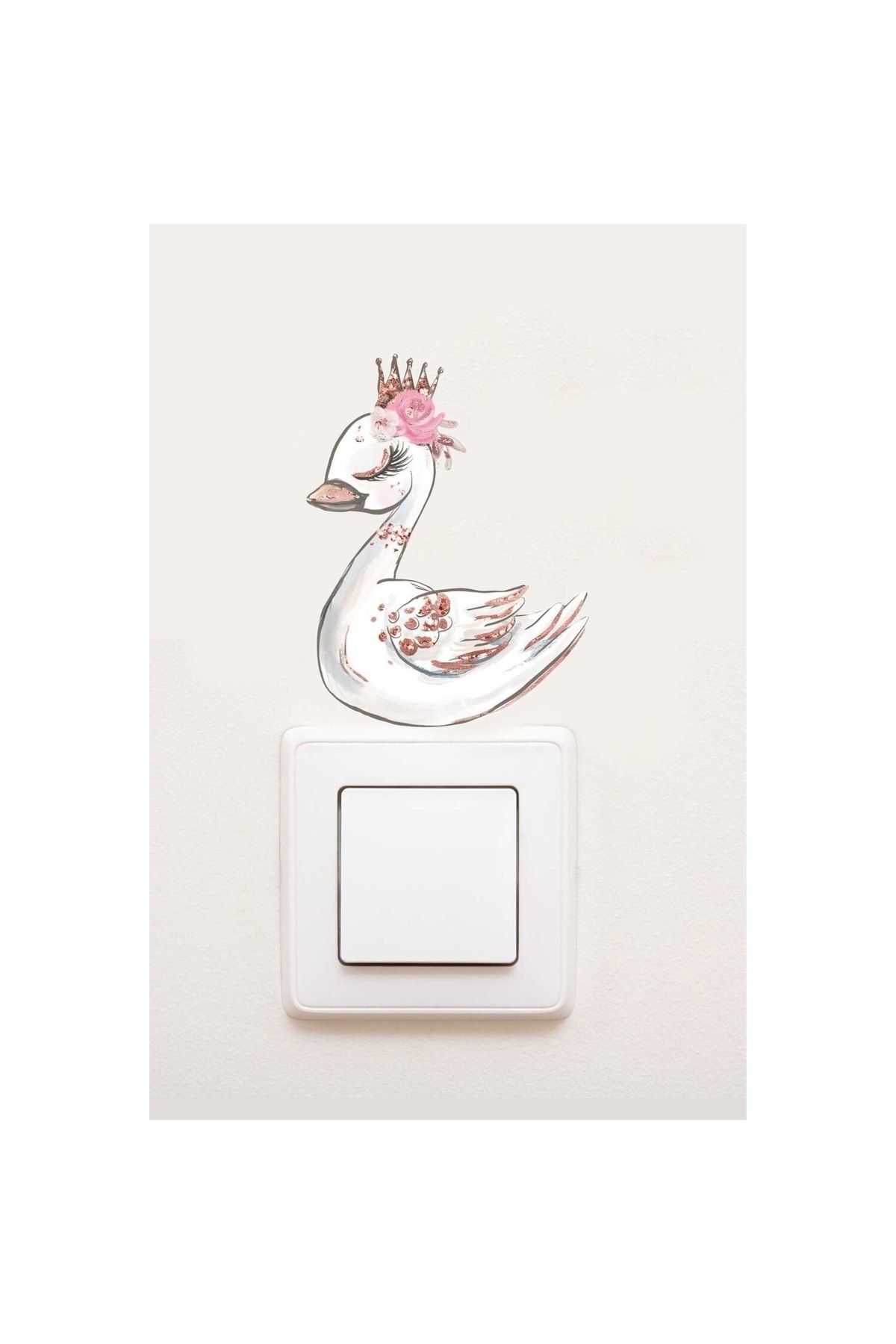 Kuğu Çocuk Odası Priz Sticker