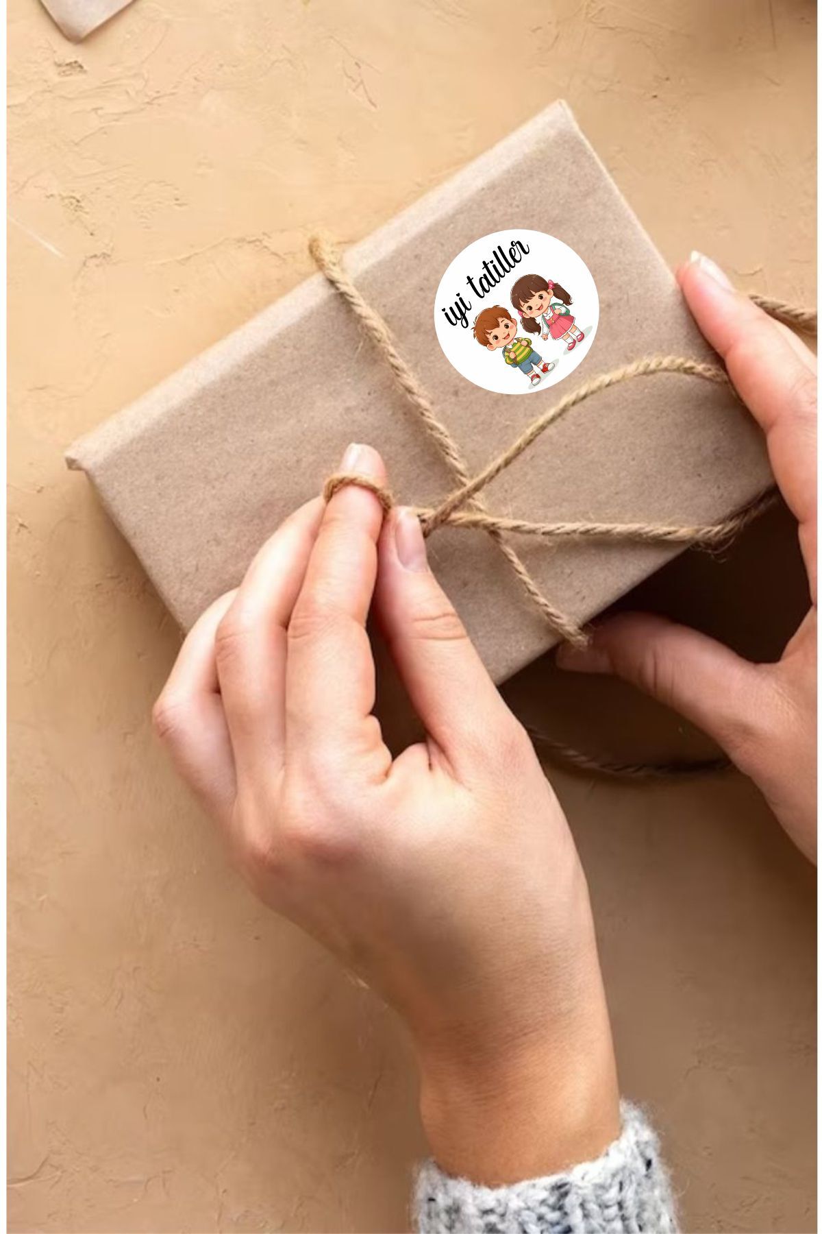 İyi Tatiller Çocuk Temalı Sticker 24 Adet, Öğretmen Etiketi Okul Hediye