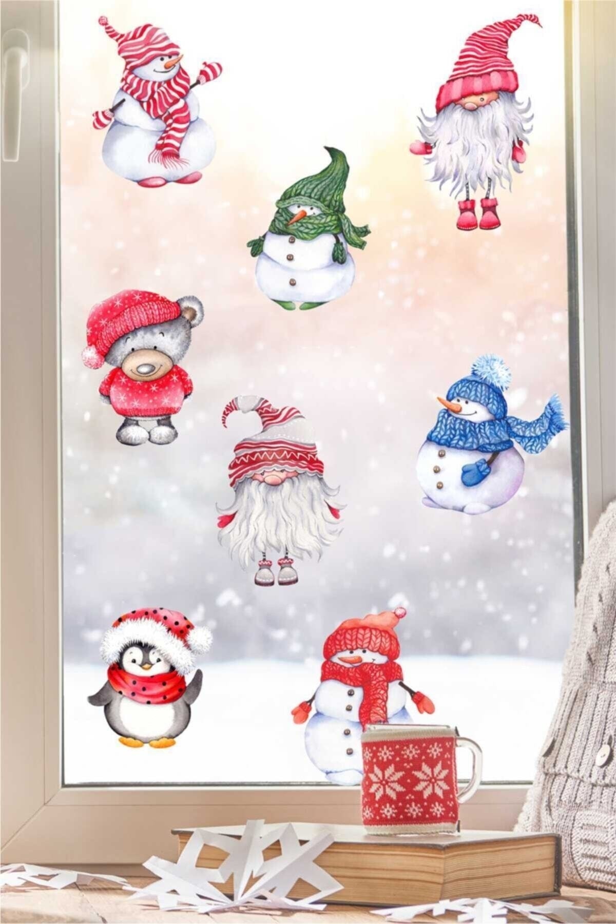 Yılbaşı Temalı Mini Set Sticker